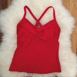 ATHLETA tankini swim top